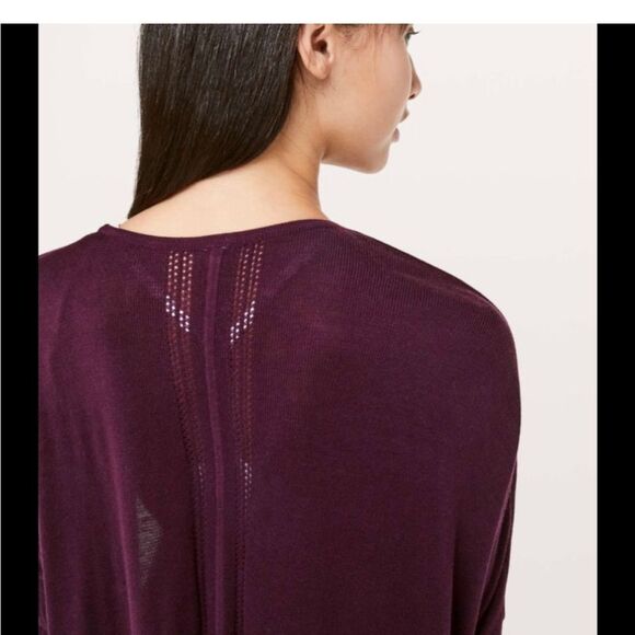 Lululemon Call In Cozy Cashmere Wrap Cardigan Sweater Adobe - Picture 5 of 16